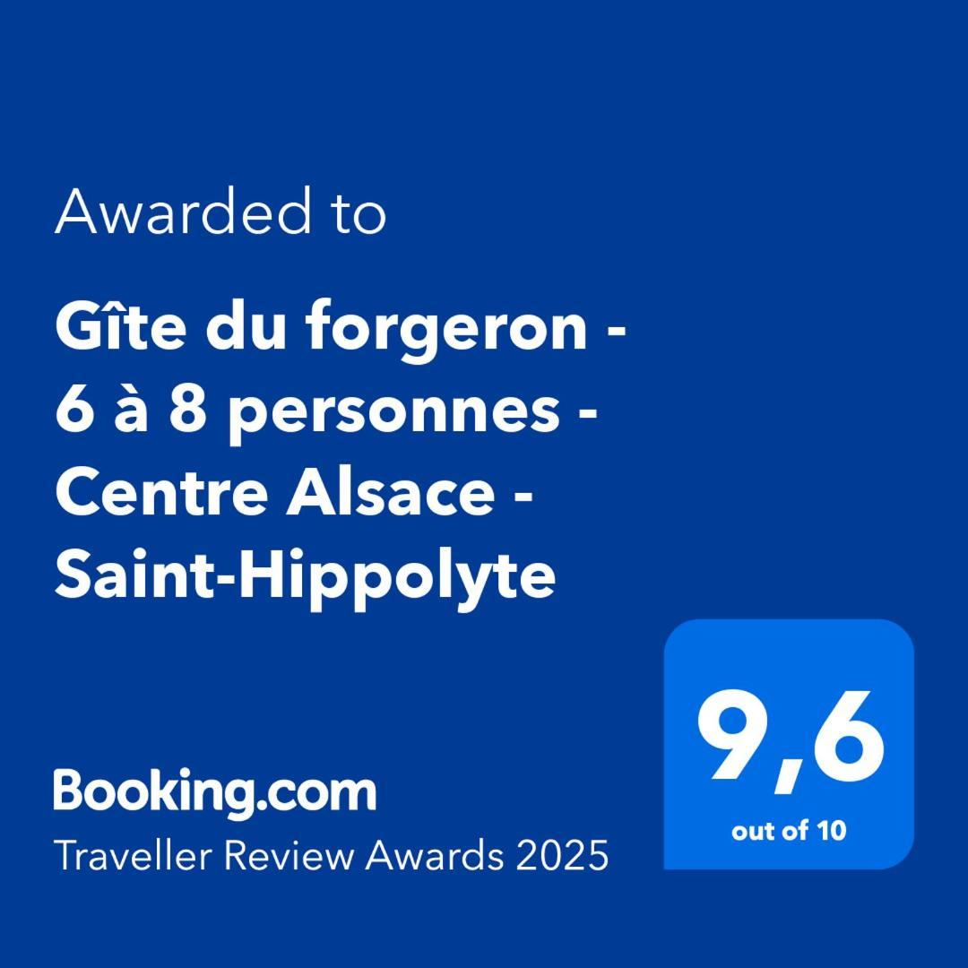 Du Forgeron - 6 A 8 Personnes - Centre Alsace - Saint-hippolyte Vakantiehuis